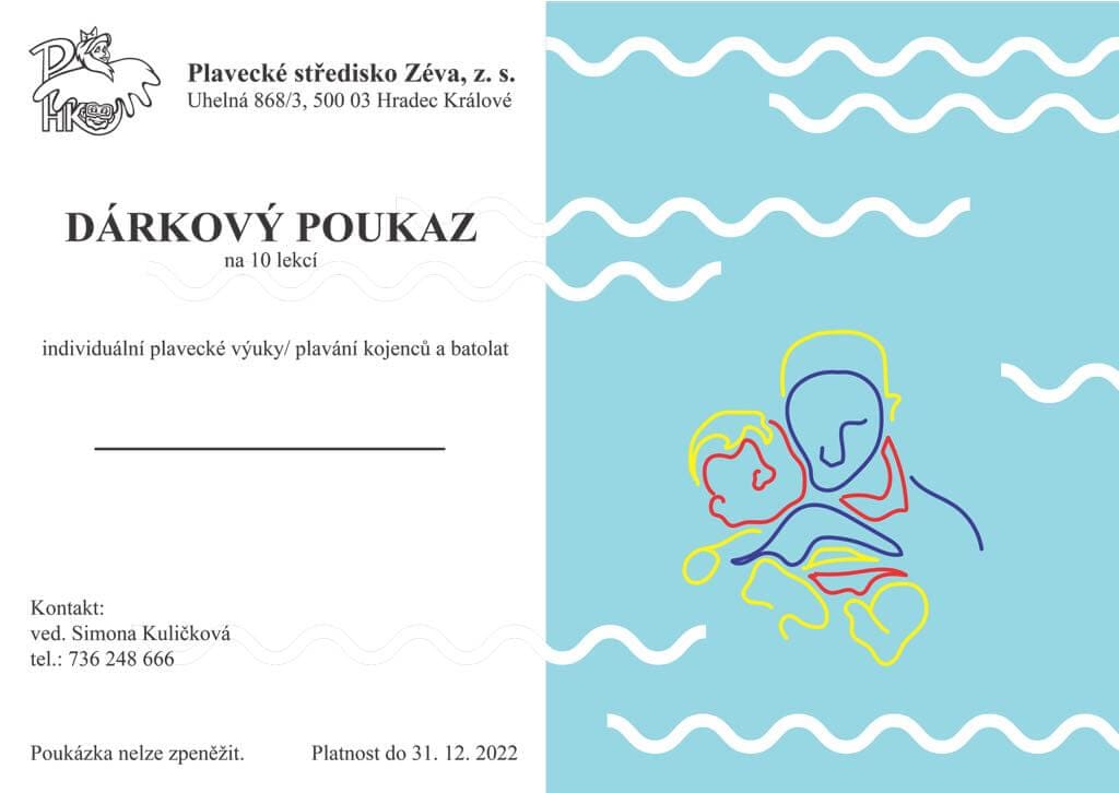 Grafický návrh pro dárkový poukaz
